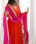 Scarlet Rose Anarkali