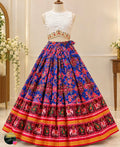 Indigo Bloom Lehenga