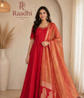 Crimson Charm Anarkali