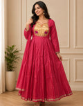 Scarlet Flare Anarkali