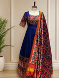Sunset Patola Lehenga