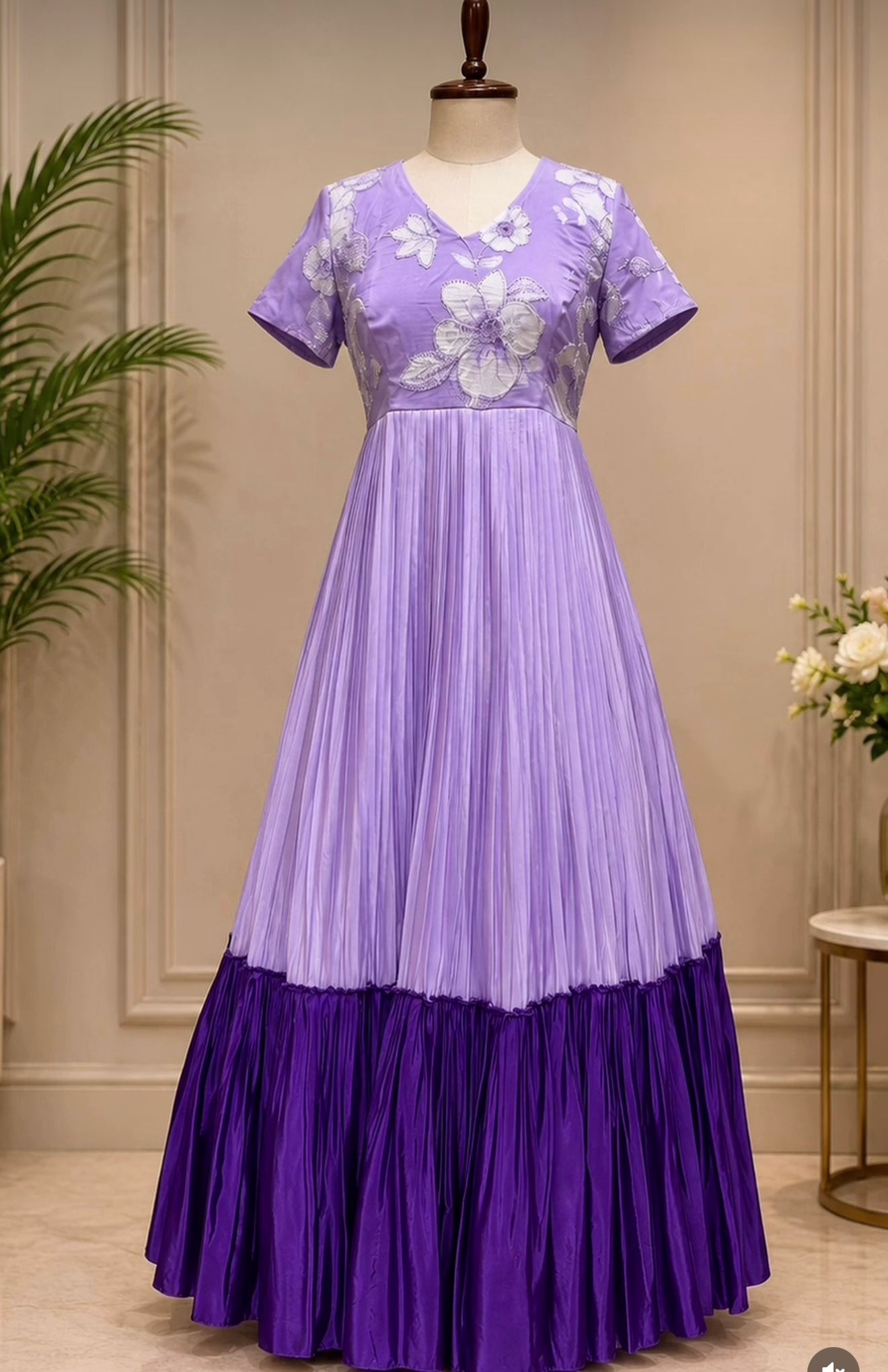 Royal Purple Gown